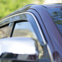 AVS 18-22 Honda Accord Ventvisor Low Profile Window Deflectors 4pc - Smoke w/Chrome Trim