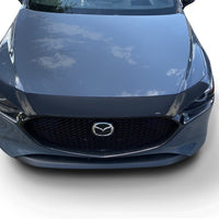 AVS 18-22 Mazda CX-5 Aeroskin Low Profile Hood Shield - Smoke - Deflectors