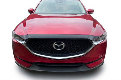 AVS 19-22 Mazda 3 Hatchback Aeroskin Low Profile Hood Shield - Smoke - Deflectors