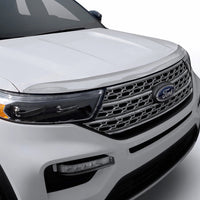AVS 20-22 Ford Explorer (Excl. Vehicles w/Hood Lettering) Aeroskin Low Profile Hood Shield - Chrome - Deflectors
