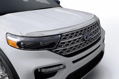 AVS 20-22 Ford Explorer (Excl. Vehicles w/Hood Lettering) Aeroskin Low Profile Hood Shield - Chrome - Deflectors