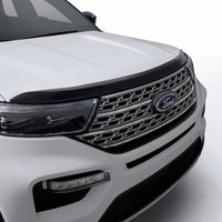 AVS 20-22 Ford Explorer (Excl. Vehicles w/Hood Lettering) Aeroskin Low Profile Hood Shield - Smoke - Deflectors