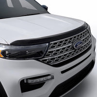 AVS 20-22 Ford Explorer (Excl. Vehicles w/Hood Lettering) Aeroskin Low Profile Hood Shield - Smoke - Deflectors