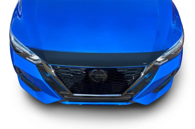 AVS 20-22 Nissan Sentra Aeroskin Low Profile Acrylic Hood Shield - Smoke - Deflectors