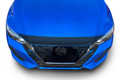 AVS 20-22 Nissan Sentra Aeroskin Low Profile Acrylic Hood Shield - Smoke - Deflectors