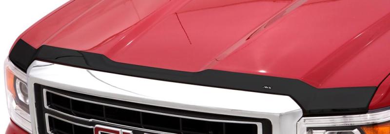 AVS 2013 Toyota Corolla Aeroskin Low Profile Acrylic Hood Shield - Smoke - Deflectors