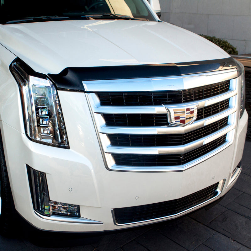 AVS 2019 Cadillac XT4 Aeroskin Low Profile Hood Shield - Smoke - Deflectors