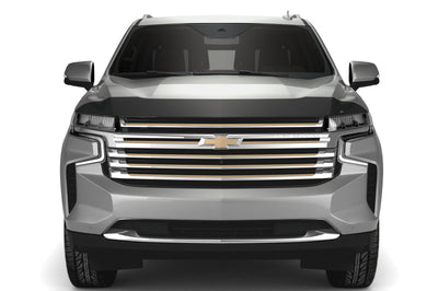 AVS 2021 Chevrolet Suburban Aeroskin Hood Shield - Smoke - Deflectors