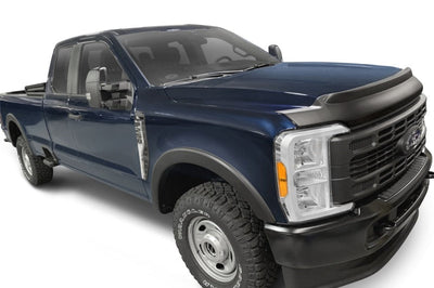 AVS 2023 Ford F250/350/450 Superduty Aeroskin II Low Profile Hood Shield - Textured Black - Deflectors