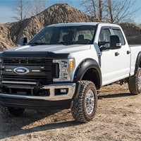 AVS 2023 Ford F250/350/450 Superduty Aeroskin II Low Profile Hood Shield - Textured Black - Deflectors