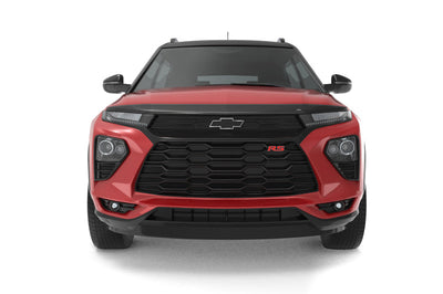 AVS 21-22 Chevrolet Trailblazer Aeroskin Low Profile Hood Shield - Smoke - Deflectors