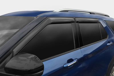AVS 21-23 Jeep Grand Cherokee L Ventvisor Outside Mount Window Deflectors 4pc - Smoke