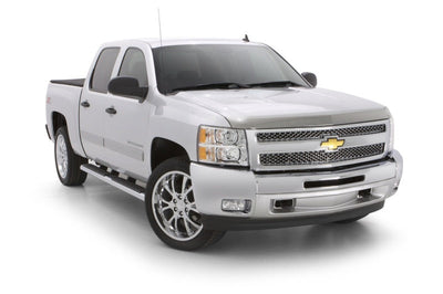 AVS 22-23 Chevrolet Silverado 1500 (Excl. ZR2/LT Trail Boss) Aeroskin Low Profile Hood Shield - Chrm - Deflectors