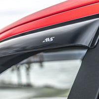 AVS 80-98 Ford F-250 Super Duty Supercrew Ventvisor Outside Mount Window Deflectors 4pc - Smoke