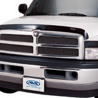AVS 94-01 Dodge RAM 1500 Bugflector Deluxe 3pc Medium Profile Hood Shield - Smoke - Deflectors