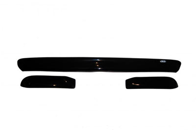 AVS 94-01 Dodge RAM 1500 Bugflector Deluxe 3pc Medium Profile Hood Shield - Smoke - Deflectors