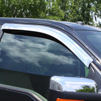 AVS 94-03 GMC Sonoma Outside Mount Front Window Ventvisor 2pc - Chrome - Deflectors