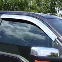 AVS 94-03 GMC Sonoma Outside Mount Front Window Ventvisor 2pc - Chrome - Deflectors