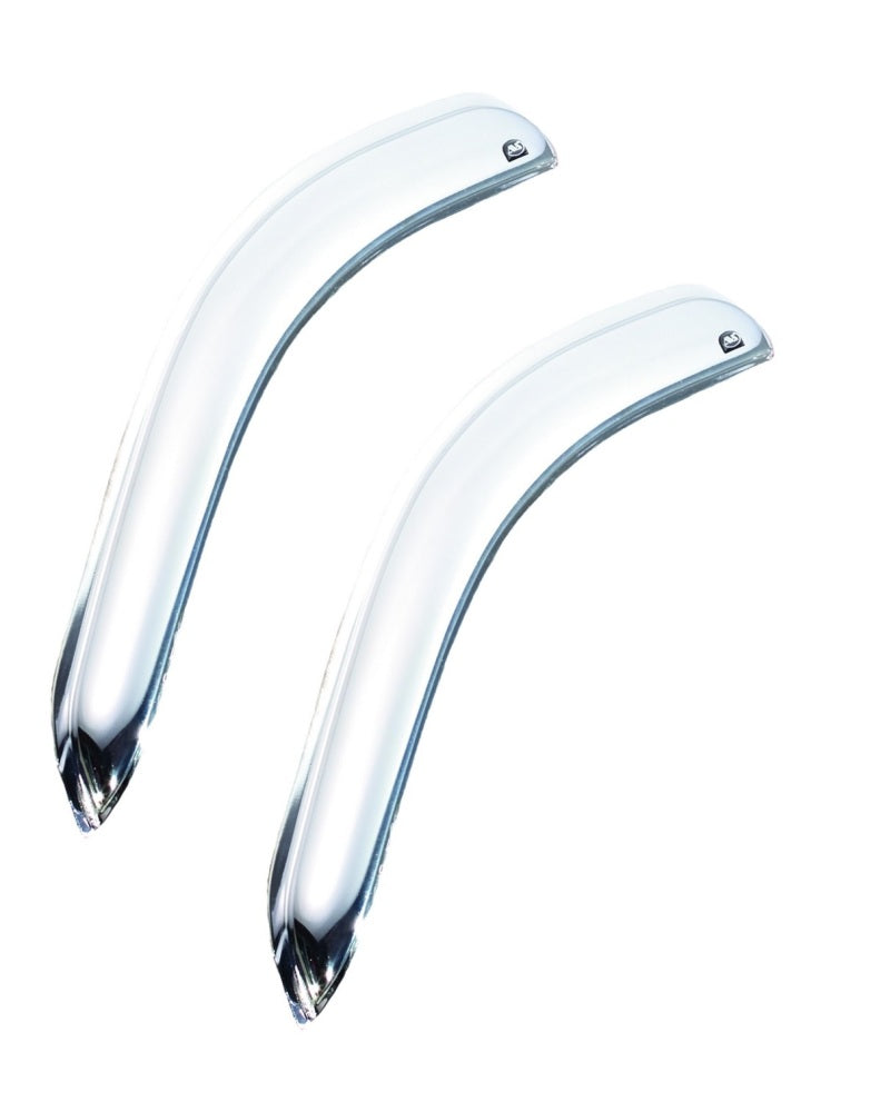 AVS 94-03 GMC Sonoma Outside Mount Front Window Ventvisor 2pc - Chrome - Deflectors