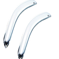 AVS 94-03 GMC Sonoma Outside Mount Front Window Ventvisor 2pc - Chrome - Deflectors