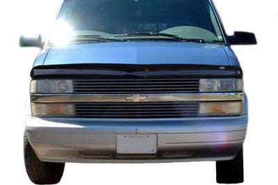 AVS 95-05 Chevy Astro High Profile Bugflector II Hood Shield - Smoke - Deflectors