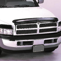 AVS 97-04 Dodge Dakota Bugflector Deluxe 3pc Medium Profile Hood Shield - Smoke - Deflectors