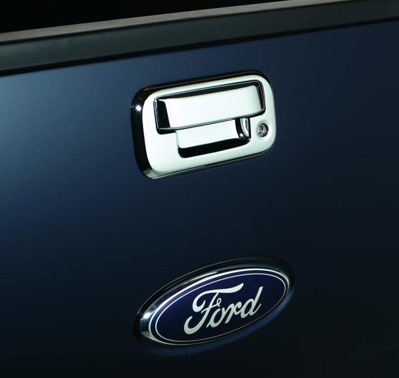 AVS 97-04 Ford F-150 Tailgate Handle Cover 2pc - Chrome - Exterior Styling
