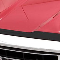 AVS 99-07 GMC Sierra 1500 Aeroskin Low Profile Acrylic Hood Shield - Smoke - Deflectors