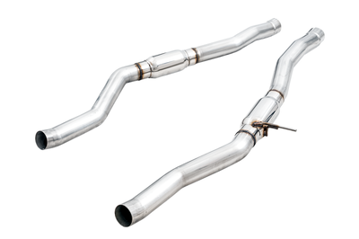 AWE Tuning 2020 Toyota Supra A90 Resonated Touring Edition Exhaust - 5in Chrome Silver Tips - Mufflers &