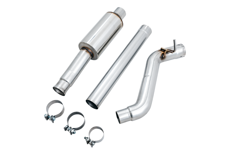AWE Tuning 2018 + Jeep Wrangler JL/JLU 3.6L Resonated Mid Pipe - Exhaust Mufflers & Tips