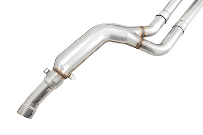 AWE Tuning 2019 + BMW M340i (G20) Non-Resonated Touring Edition Exhaust - Quad Diamond Black Tips - Mufflers &