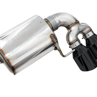 AWE Tuning 2019 + BMW M340i (G20) Non-Resonated Touring Edition Exhaust - Quad Diamond Black Tips - Mufflers &