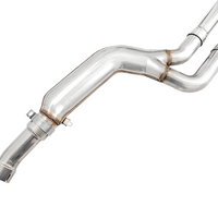 AWE Tuning 2019 + BMW M340i (G20) Non-Resonated Touring Edition Exhaust - Quad Diamond Black Tips - Mufflers &