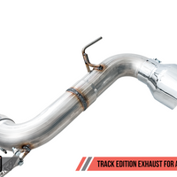 AWE Tuning 2020 Toyota Supra A90 Track Edition Exhaust - 5in Chrome Silver Tips - Mufflers &