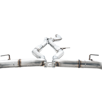 AWE Tuning 2020 Toyota Supra A90 Track Edition Exhaust - 5in Chrome Silver Tips - Mufflers &