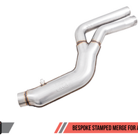 AWE Tuning 2020 Toyota Supra A90 Track Edition Exhaust - 5in Chrome Silver Tips - Mufflers &