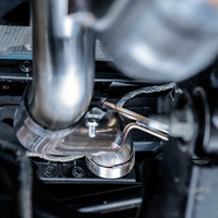 AWE Tuning 2021 + Ford Bronco 0FG Exhaust (No Tips) w/ Bash Guard - Mufflers & Tips