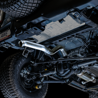 AWE Tuning 2021 + Ford Bronco 0FG Exhaust (No Tips) w/ Bash Guard - Mufflers & Tips