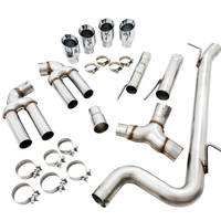 AWE Tuning Audi 8V S3 Track Edition Exhaust w/Chrome Silver Tips 102mm - Mufflers &