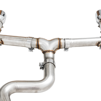 AWE Tuning Audi 8V S3 Track Edition Exhaust w/Chrome Silver Tips 102mm - Mufflers &