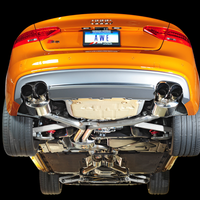 AWE Tuning Audi B8.5 S5 3.0T Touring Edition Exhaust System - Diamond Black Tips (102mm) - Mufflers &