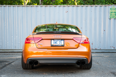 AWE Tuning Audi B8.5 S5 3.0T Touring Edition Exhaust System - Diamond Black Tips (102mm) - Mufflers &