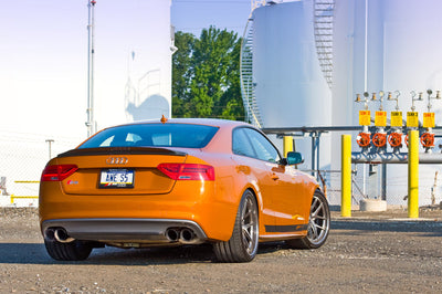 AWE Tuning Audi B8.5 S5 3.0T Touring Edition Exhaust System - Diamond Black Tips (102mm) - Mufflers &