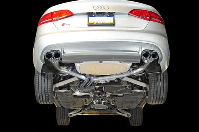AWE Tuning Audi B8 / B8.5 S4 3.0T Track Edition Exhaust - Chrome Silver Tips (90mm) - Mufflers &