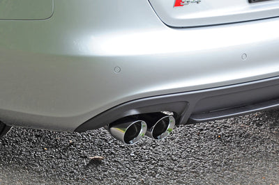 AWE Tuning Audi B8 / B8.5 S4 3.0T Track Edition Exhaust - Chrome Silver Tips (90mm) - Mufflers &