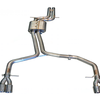 AWE Tuning Audi B8 / B8.5 S4 3.0T Track Edition Exhaust - Chrome Silver Tips (90mm) - Mufflers &