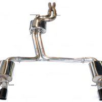 AWE Tuning Audi B8 / B8.5 S5 Cabrio Touring Edition Exhaust - Resonated - Chrome Silver Tips - Mufflers &