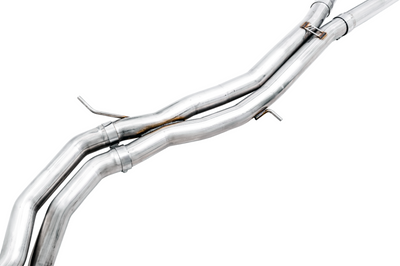 AWE Tuning Audi B9.5 RS 5 Coupe Non-Resonated Touring Edition Exhaust - RS-Style Diamond Black Tips - Mufflers &