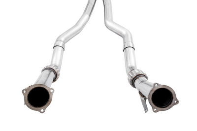 AWE Tuning Audi B9.5 RS 5 Coupe Non-Resonated Touring Edition Exhaust - RS-Style Diamond Black Tips - Mufflers &
