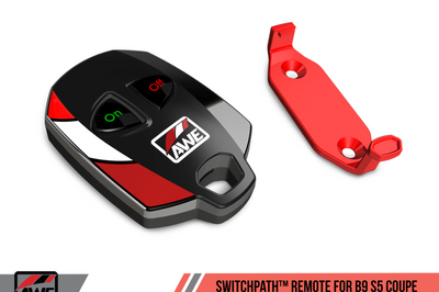 AWE Tuning Audi B9 S4 SwitchPath Exhaust - Non-Resonated (Black 102mm Tips) - Mufflers & Tips